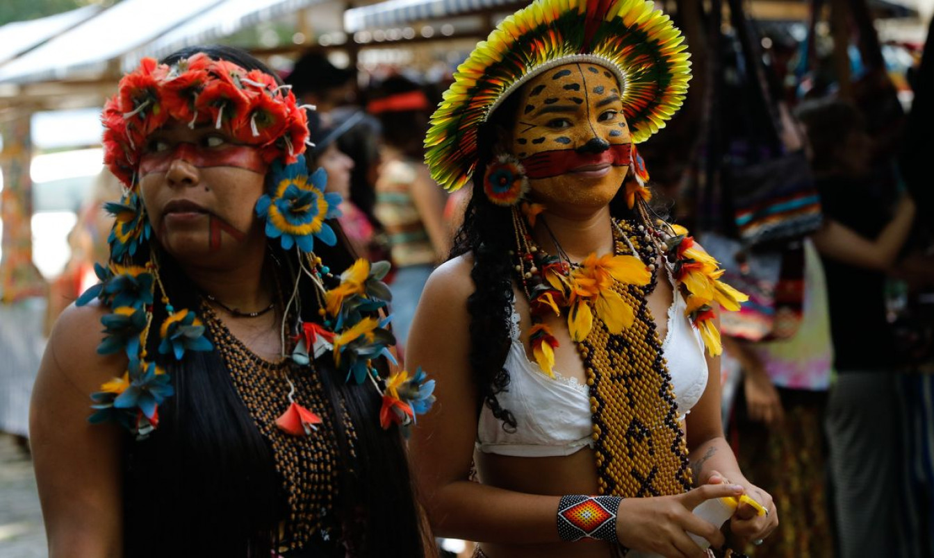 No Rio, evento reúne 25 etnias e celebra Dia dos Povos Indígenas
