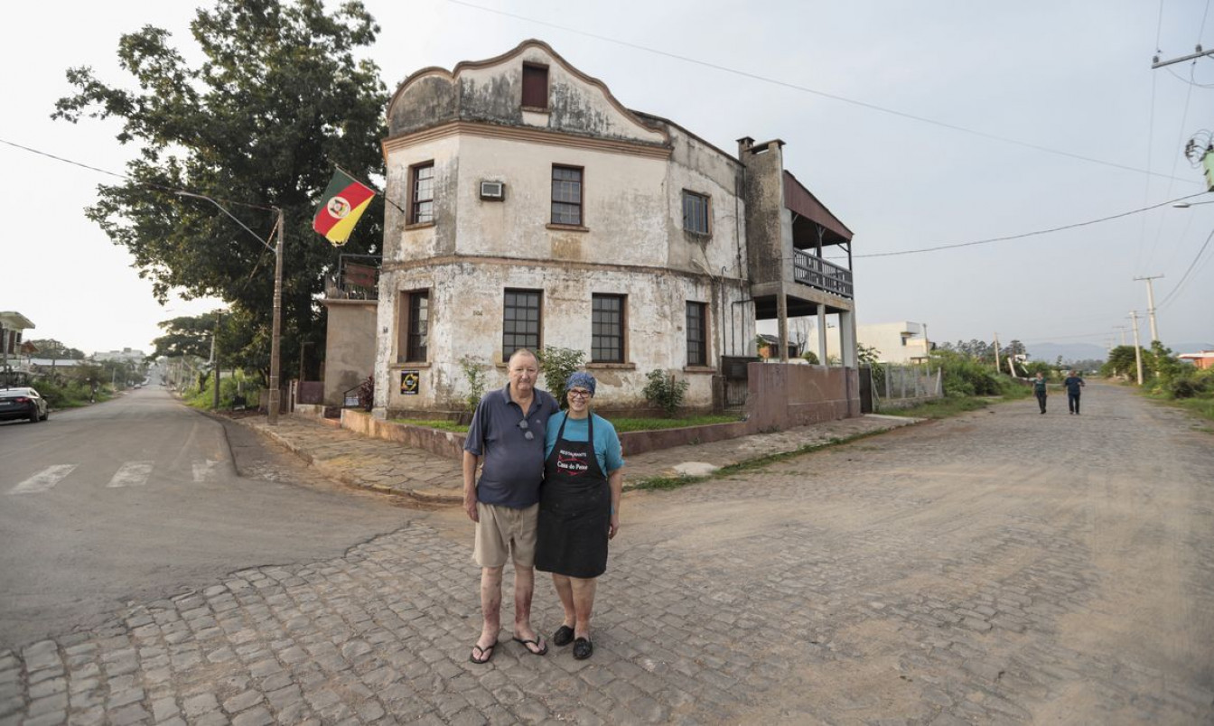 No RS, casarão de 117 anos resistiu a várias enchentes do Rio Taquari
