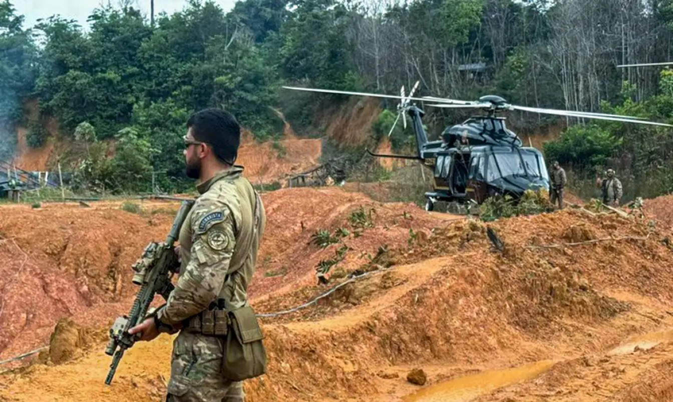 Funai, PF e Ibama combatem garimpo ilegal no Vale do Javari