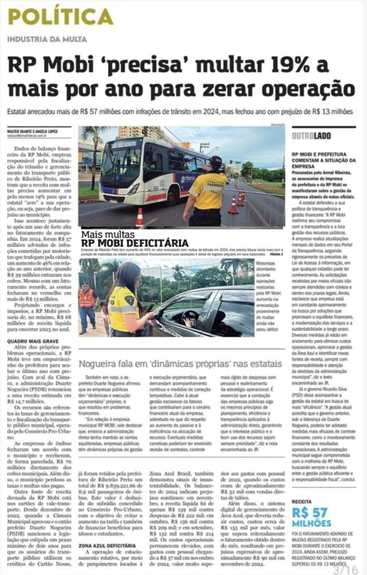 Comentário sobre a matéria