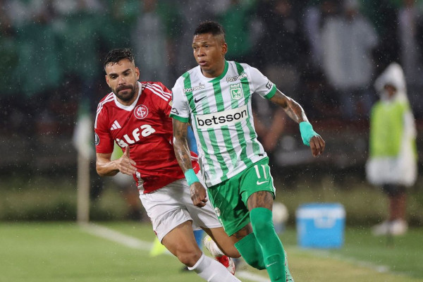 Inter é superado por 3 a 1 pelo Atlético Nacional na Libertadores
