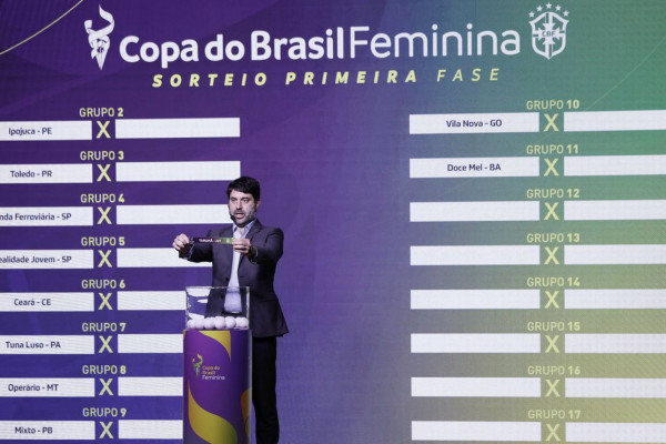 Copa do Brasil Feminina tem confrontos da primeira fase definidos