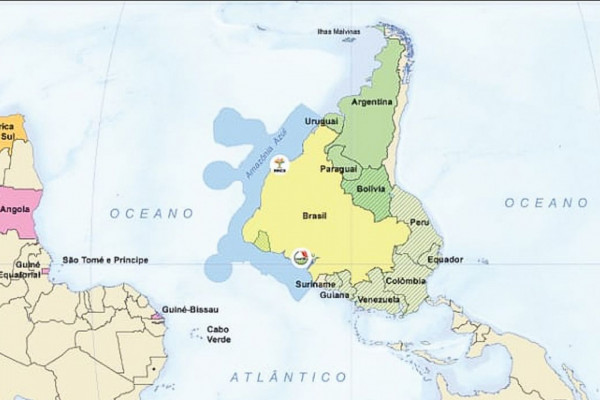 IBGE lança mapa-múndi invertido, com o Sul no topo