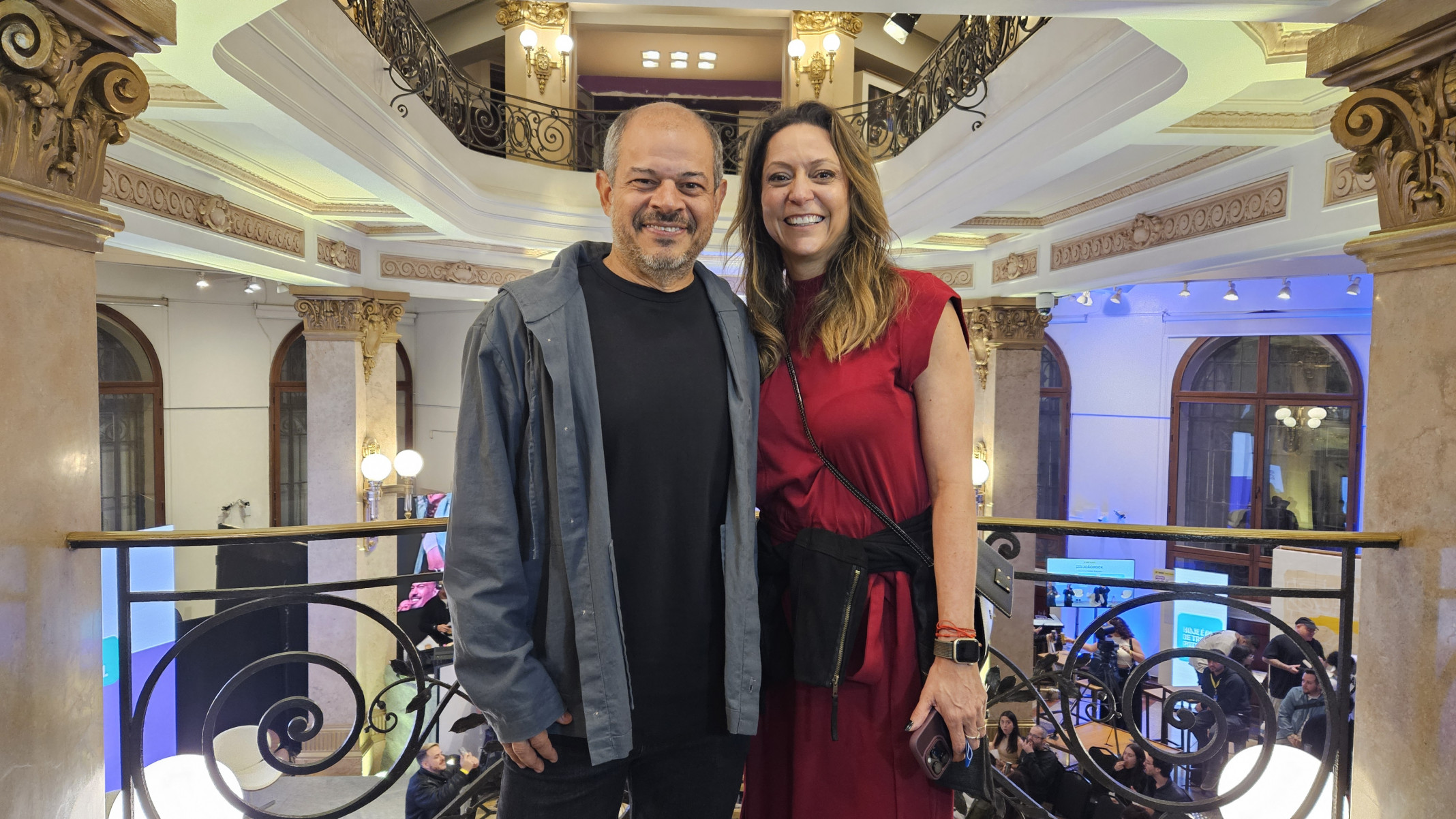 Luit Marques, um dos criadores do João Rock e Joelma Fachini Marques, Assessoria Phábrica de Ideias