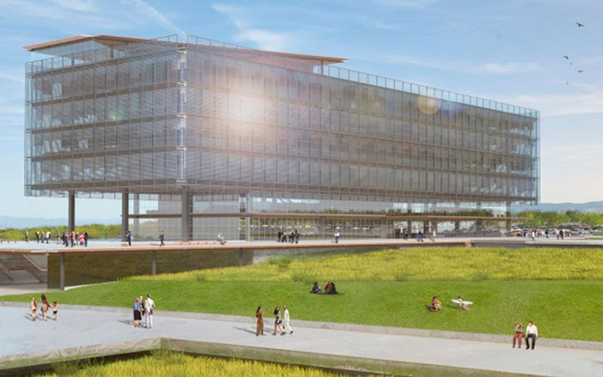 Maquete do projeto para um novo Centro Administrativo: cancelamento questionado