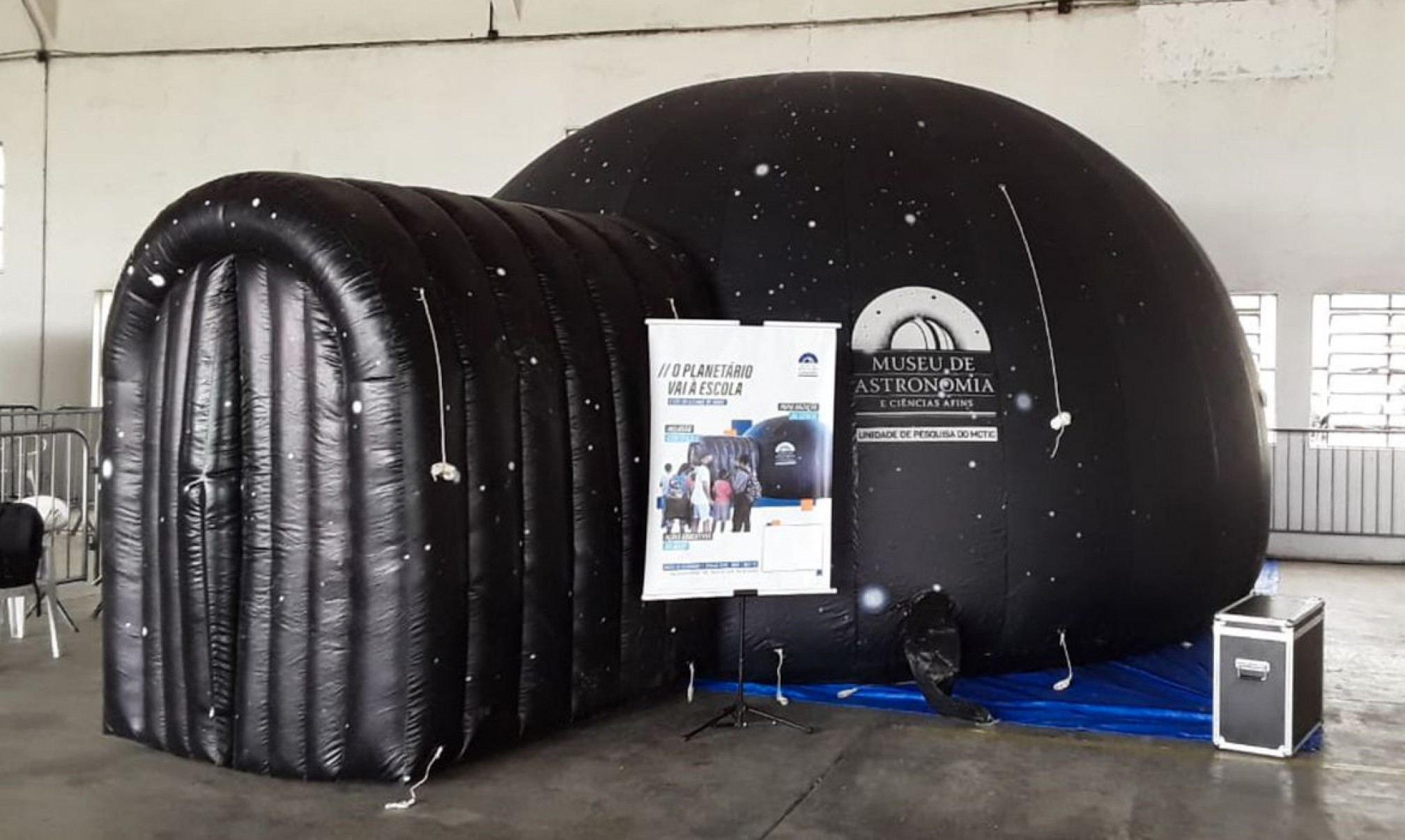 Museu e bibliotecas levarão planetário móvel a comunidades do Rio