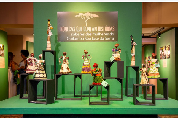 Exposição de bonecas mostra saber quilombola no Rio