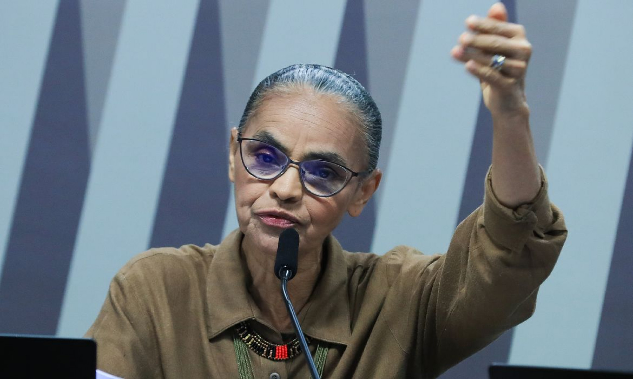Marina Silva deixa audiência após ataque e ofensas de senador