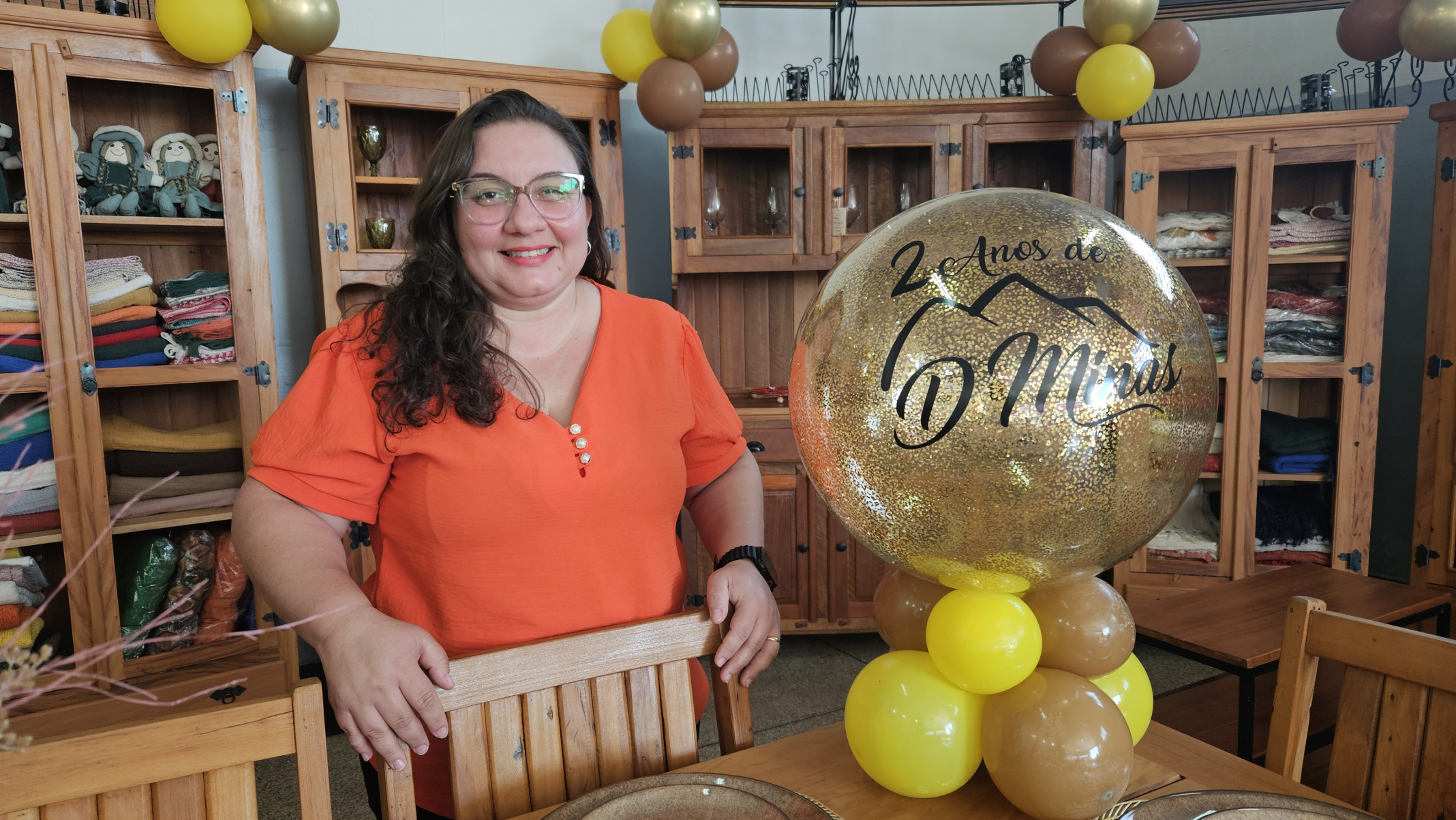 Clara Helena Coimbra Couto, proprietária da D’Minas