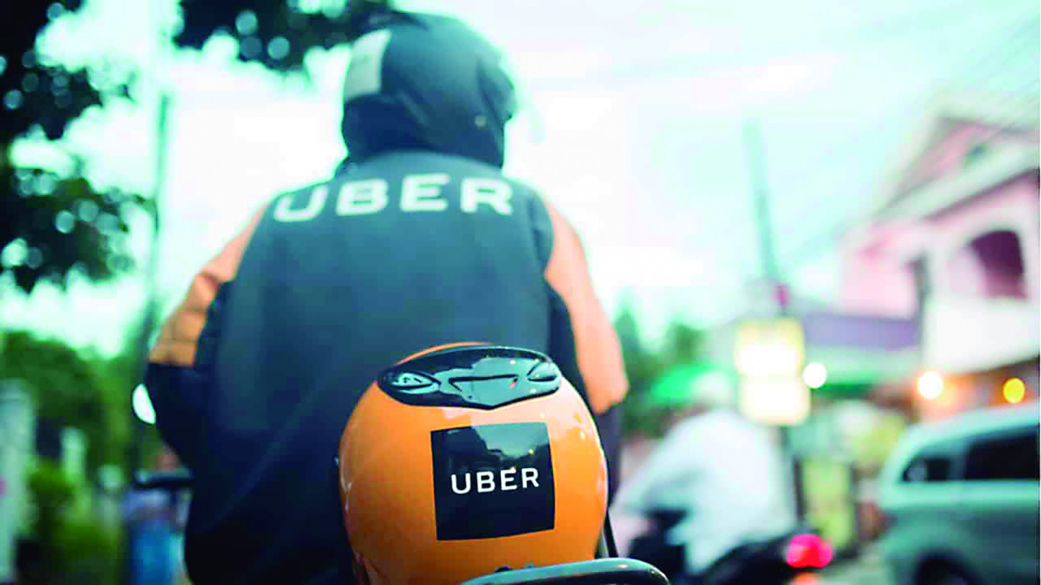Motociclista associado à Uber teve a conta suspensa