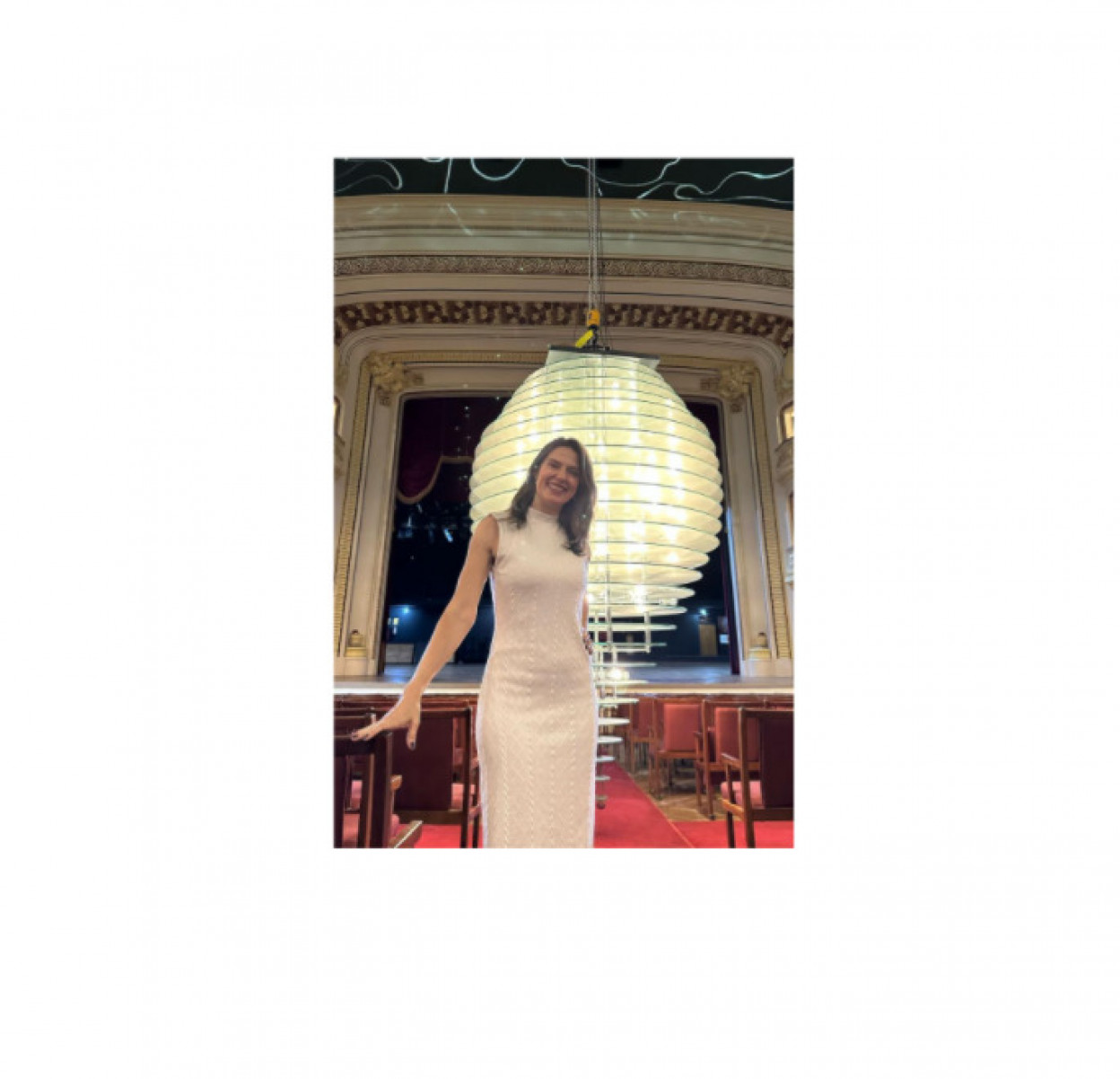 Presidente em frente do Gota D’água, um dos principais símbolos do Pedro II