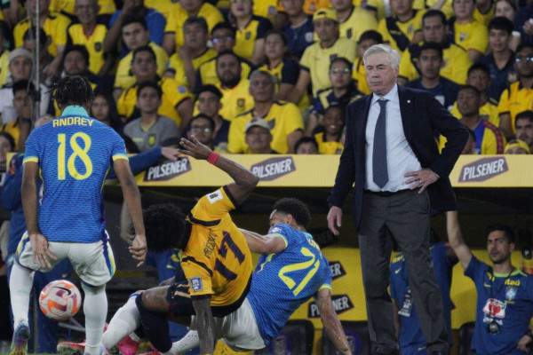 Brasil joga mal e fica no 0 a 0 com o Equador na estreia de Ancelotti