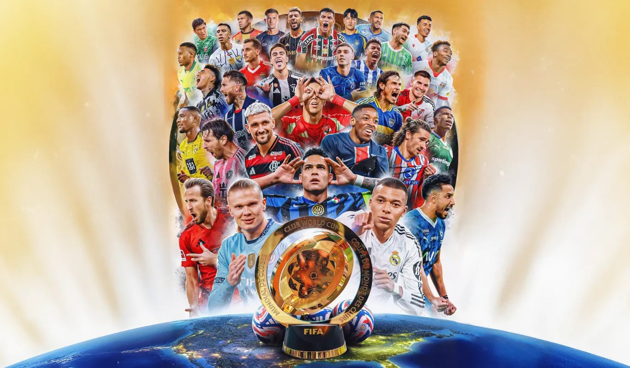 Poster da Fica 'empilha' estrelas internacionais para divulgar o torneio