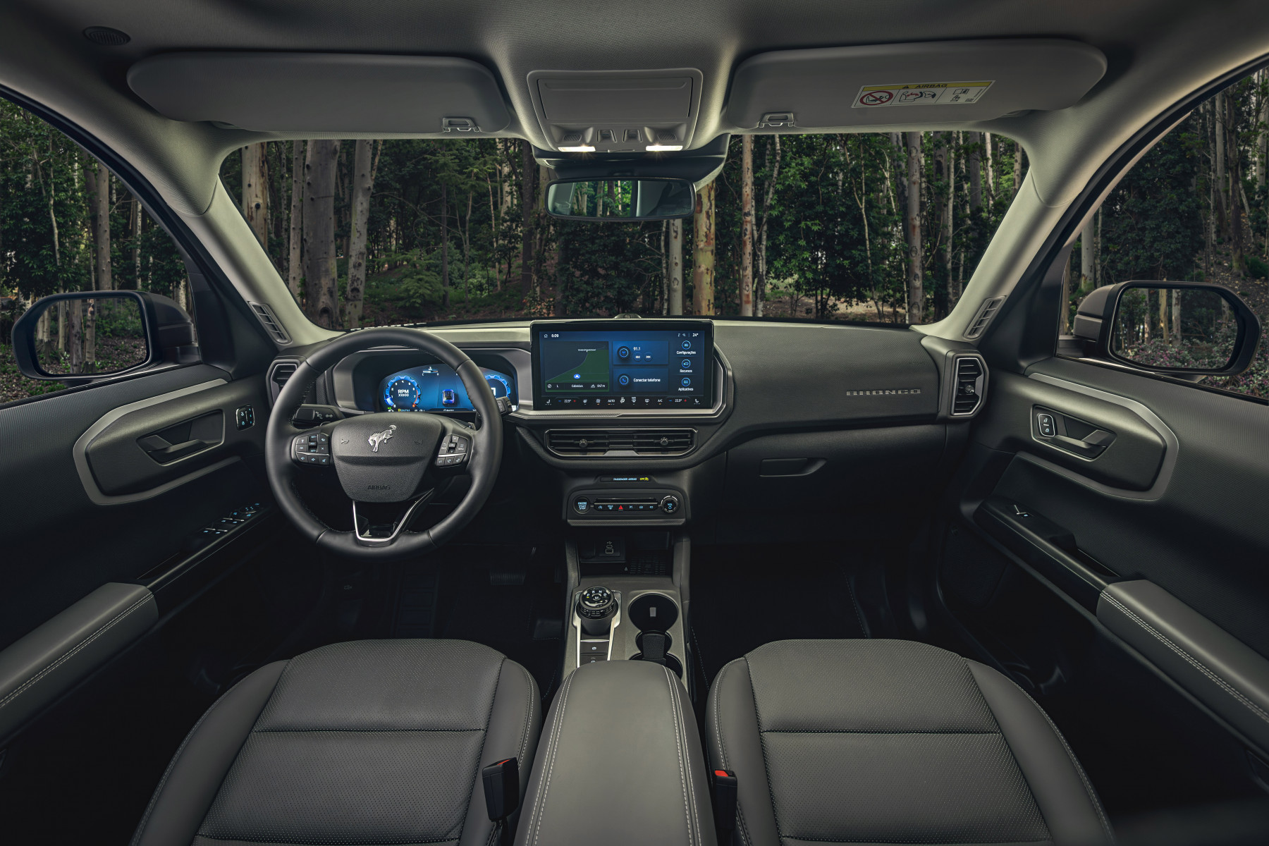 Interior do novo Bronco Sport
