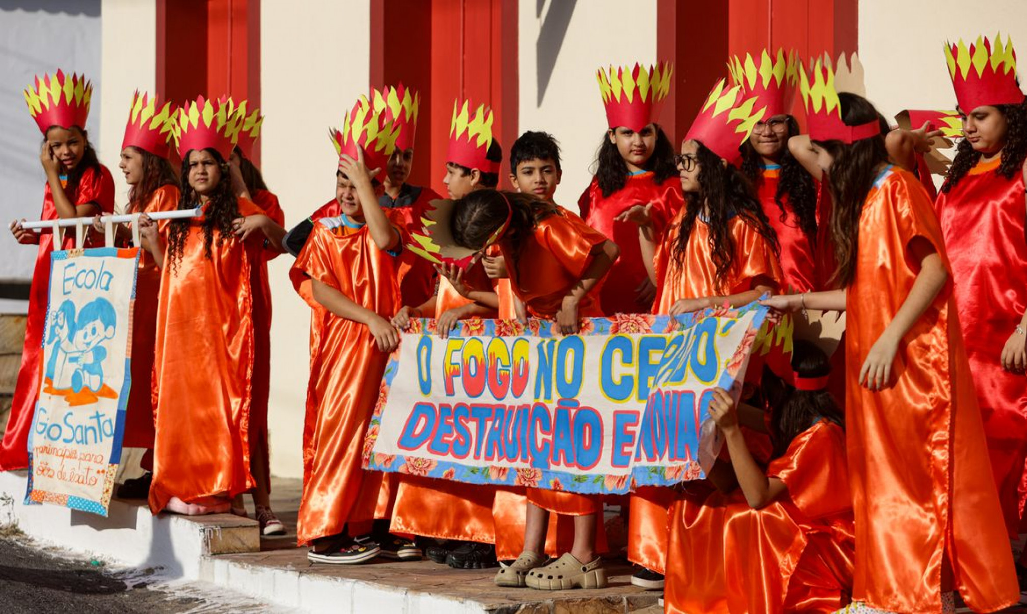 Crianças debatem mudanças climáticas em Goiás