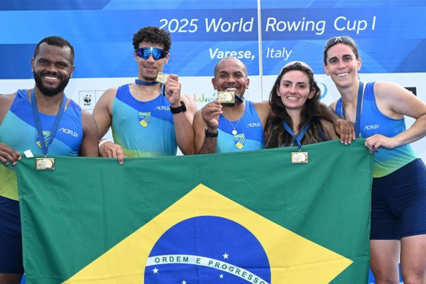 Remo: Brasil fecha etapa de Varese da Copa do Mundo com três medalhas