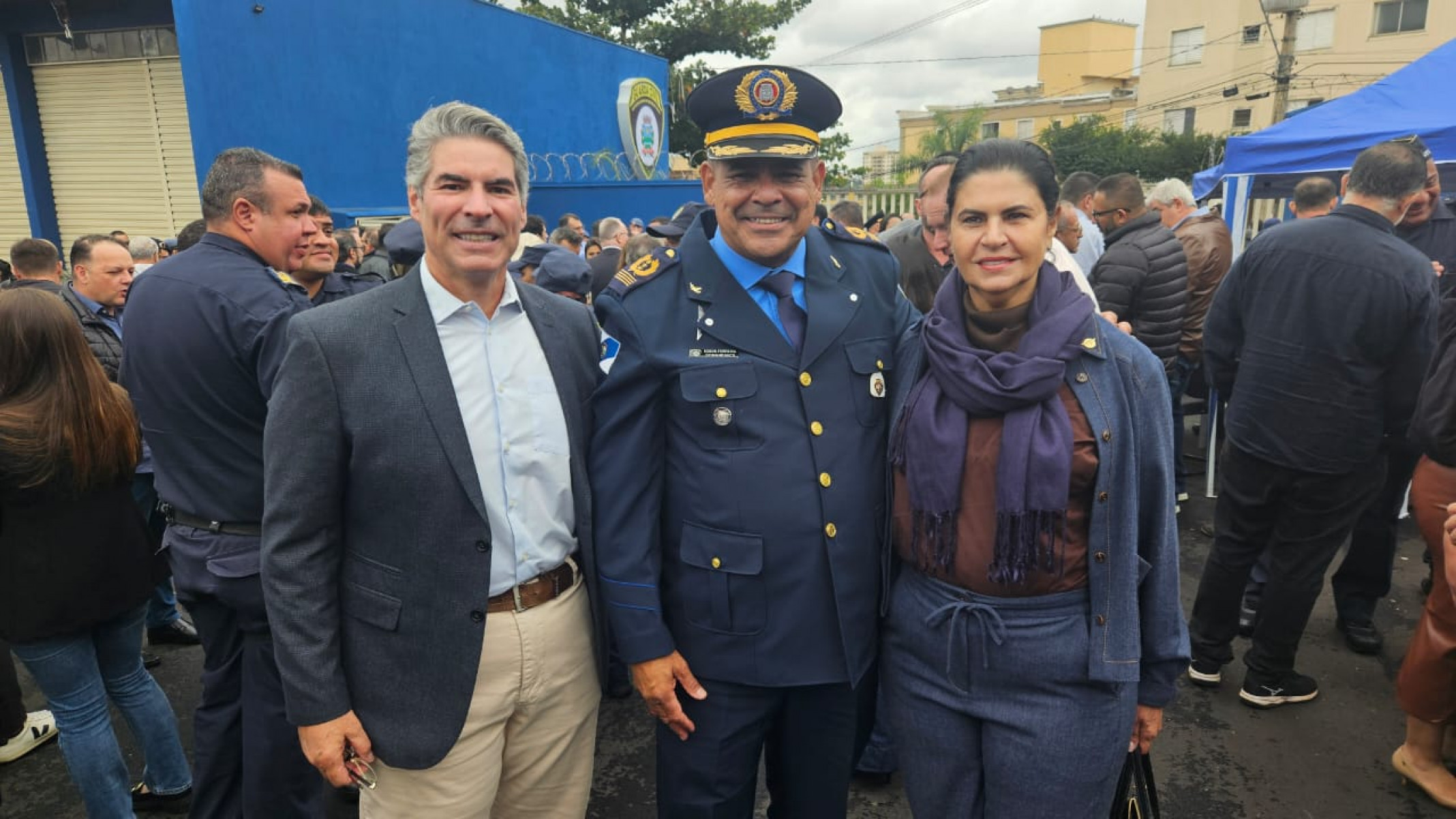 Marcelo Gasparini, Edson Ferreira e Sandra Brandani