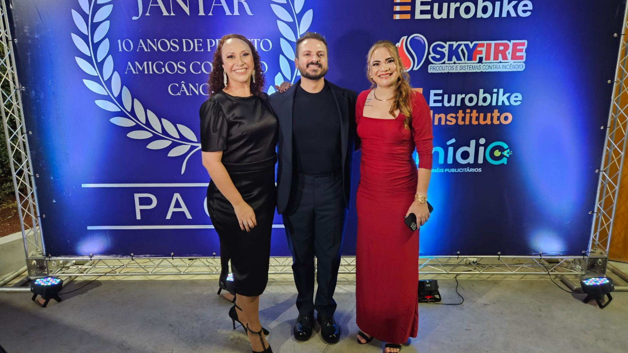 Loraine Borges, Rodrigo Perez e Saylana Oliveira