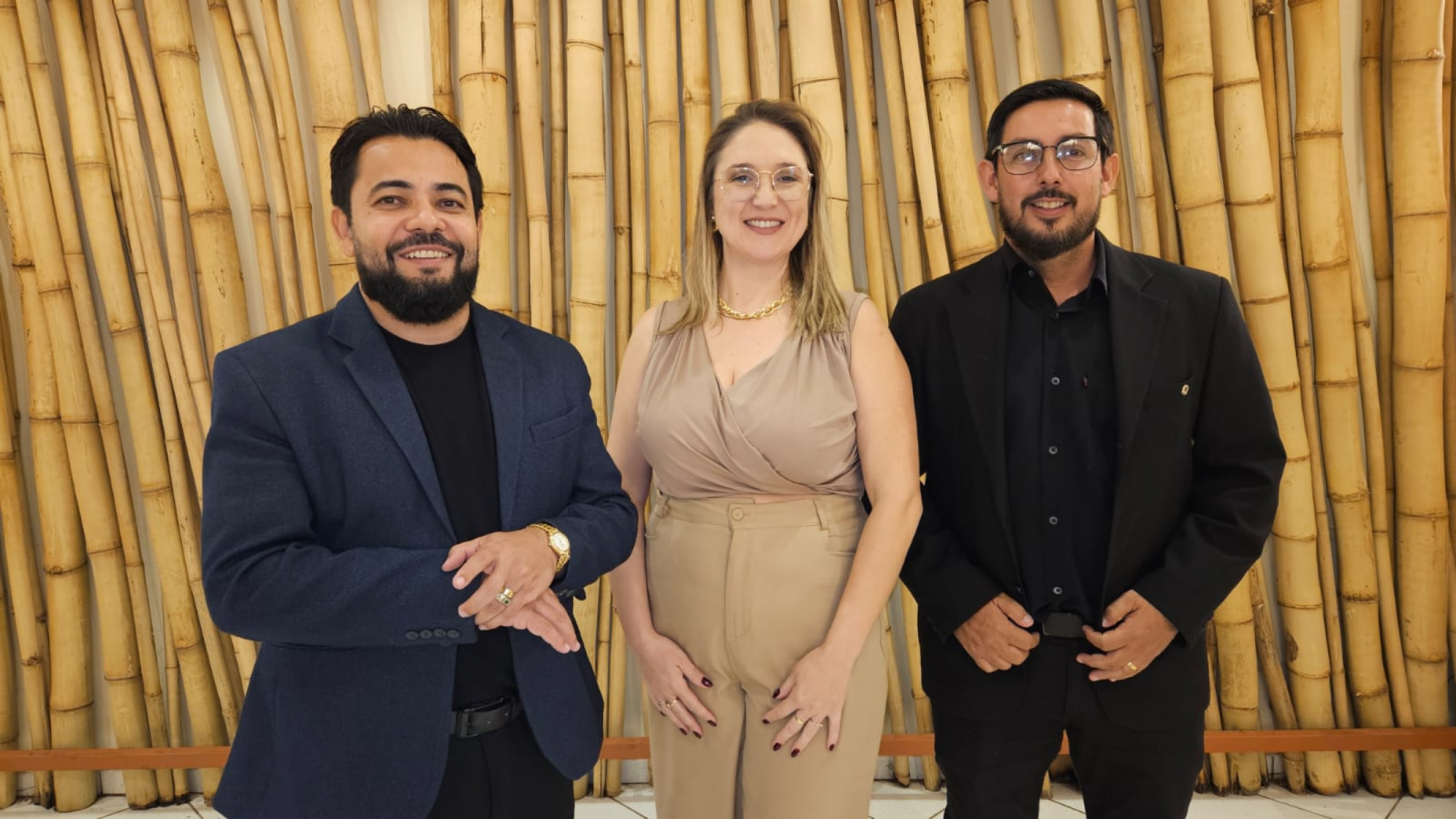 Fernando Brasil - Mentor de Empreendedores, Cinthia Garcia - Assessoria Contábil e José Luciano Martins – Empresário