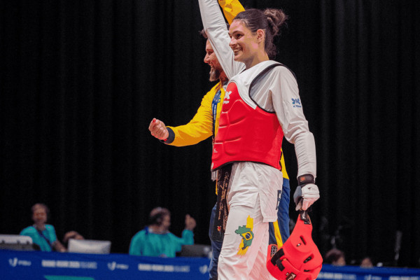 Jogos Mundiais Universitários: Maria Clara Pacheco é ouro no taekwondo