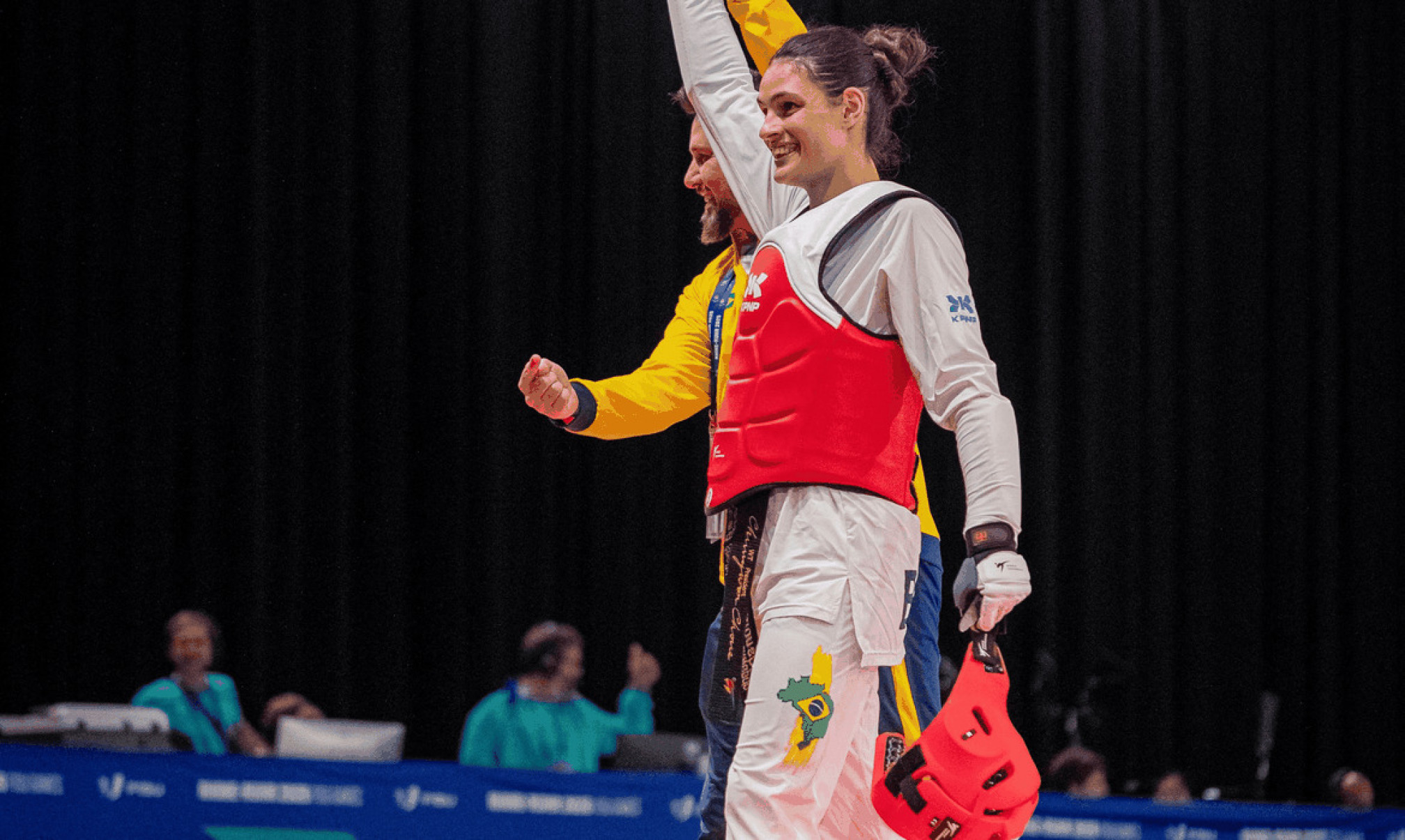 Jogos Mundiais Universitários: Maria Clara Pacheco é ouro no taekwondo