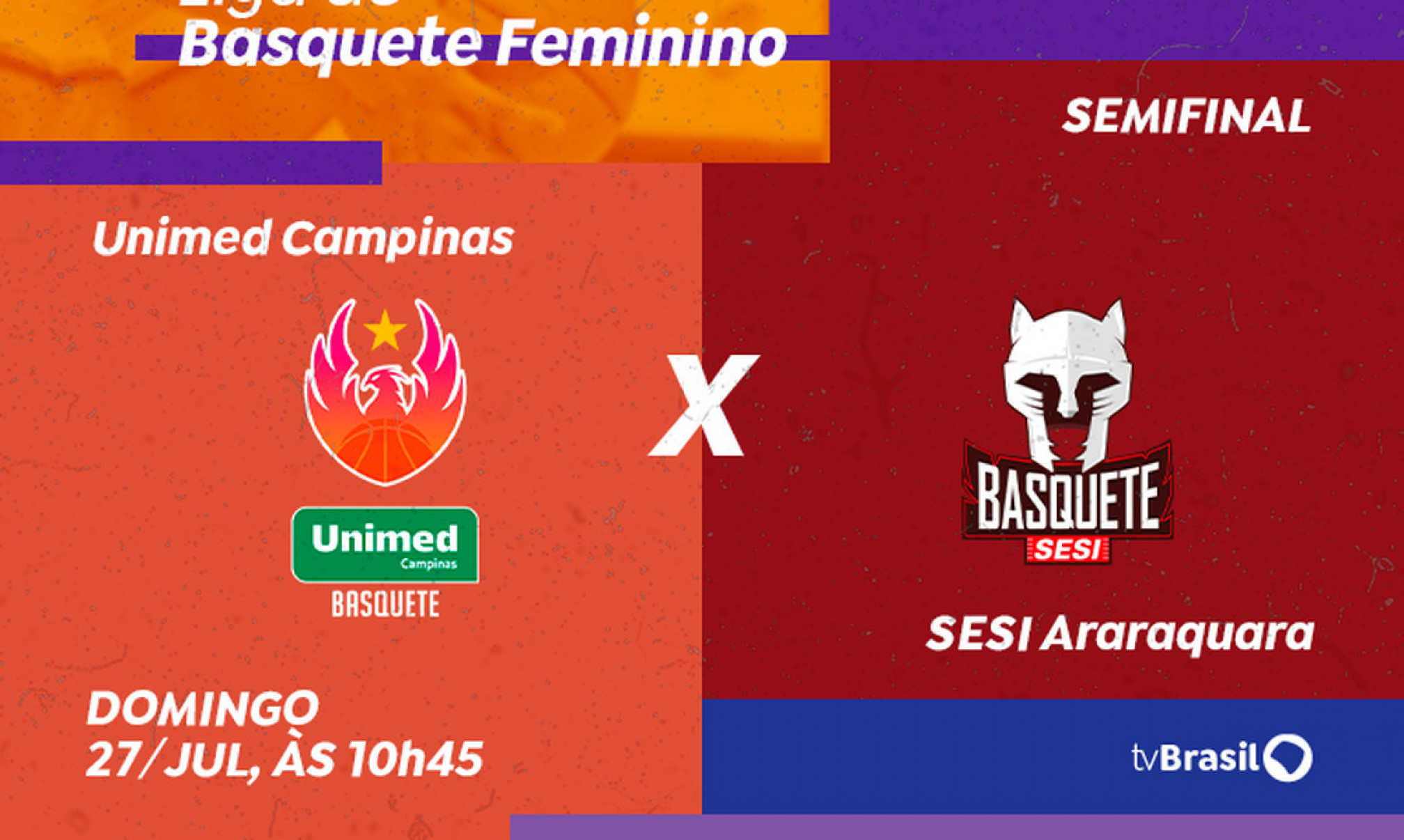 TV Brasil exibe duelo entre Unimed Campinas e Sesi Araraquara 