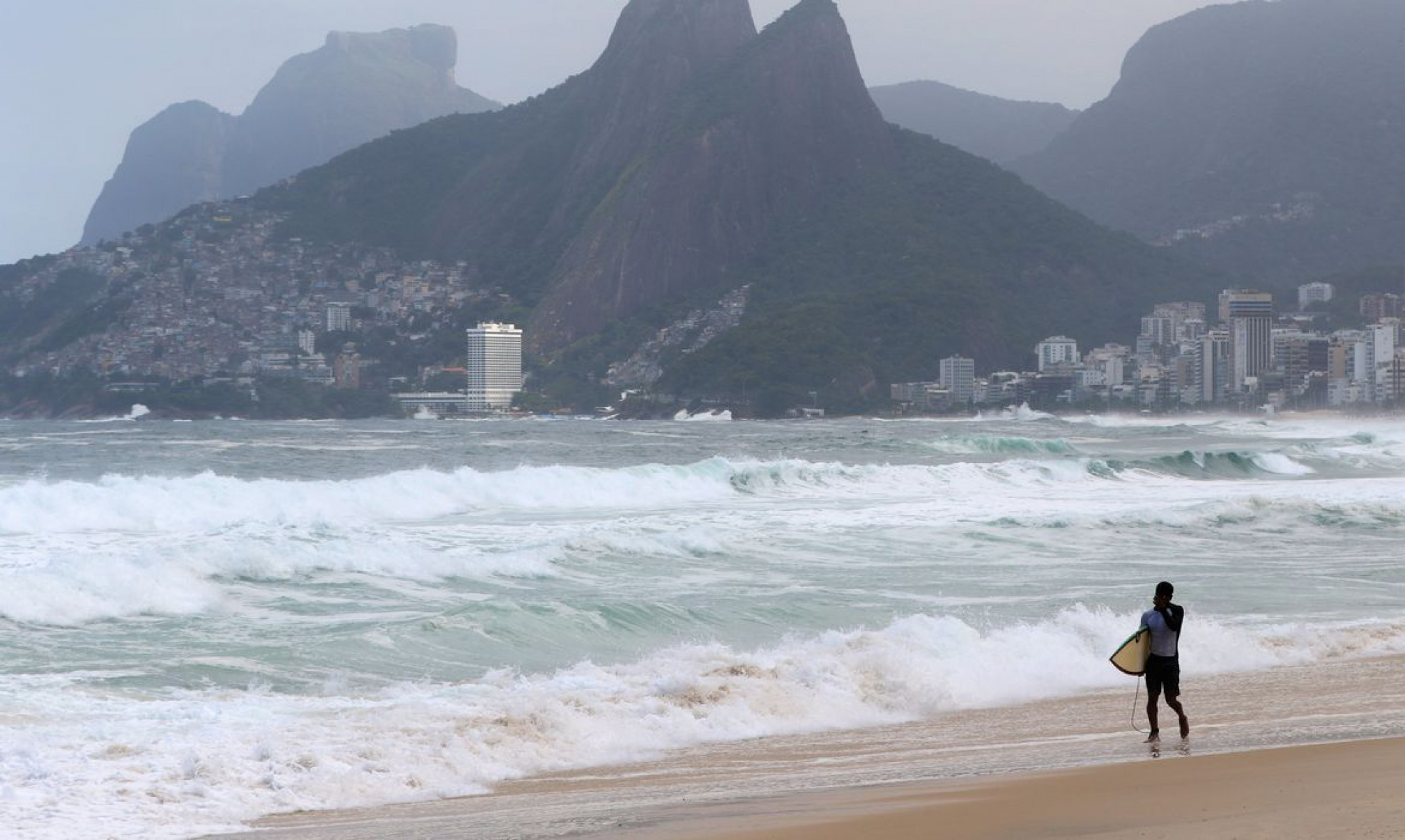 Marinha emite aviso de ressaca e alerta de ventos fortes no Rio