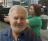 Foto montagem, pai da Deputada Carla Zambelli ao fundo