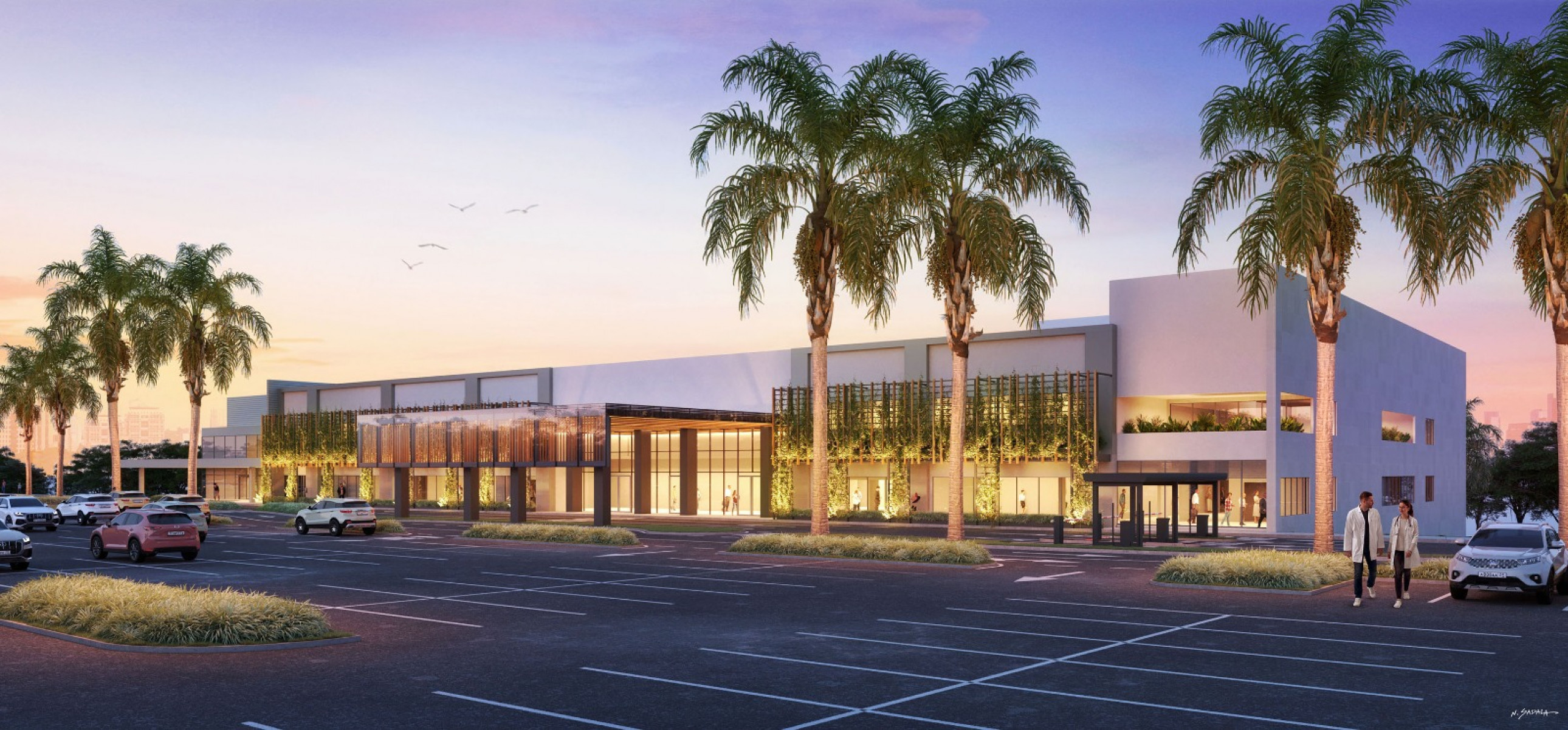 Perspectiva da fachada do hospital de 19 mil metros quadrados que será construído em Ribeirão Preto