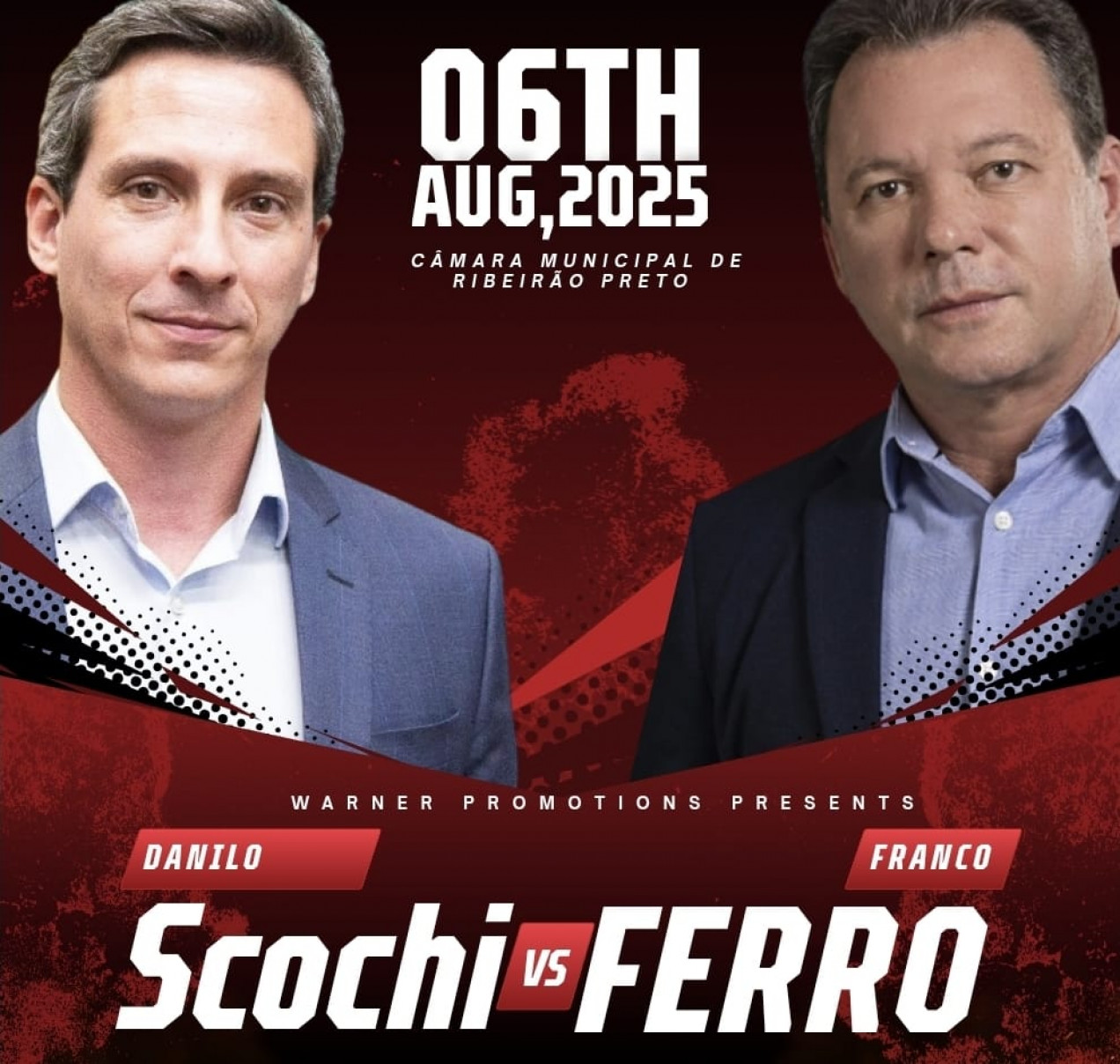 Danilo Scochi X Franco Ferro - Sessão Câmara Municipal 06-ago