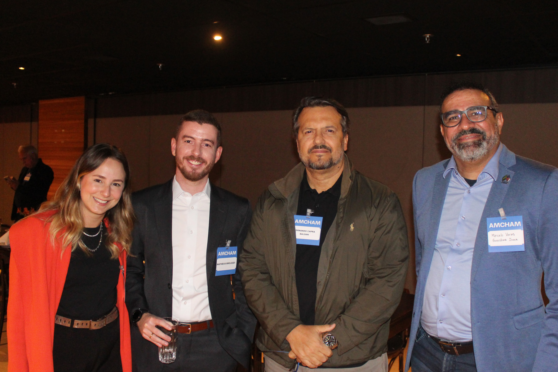 Julia Dourado, Matheus Brolezzi, Fernando Capra e Marcelo Veras