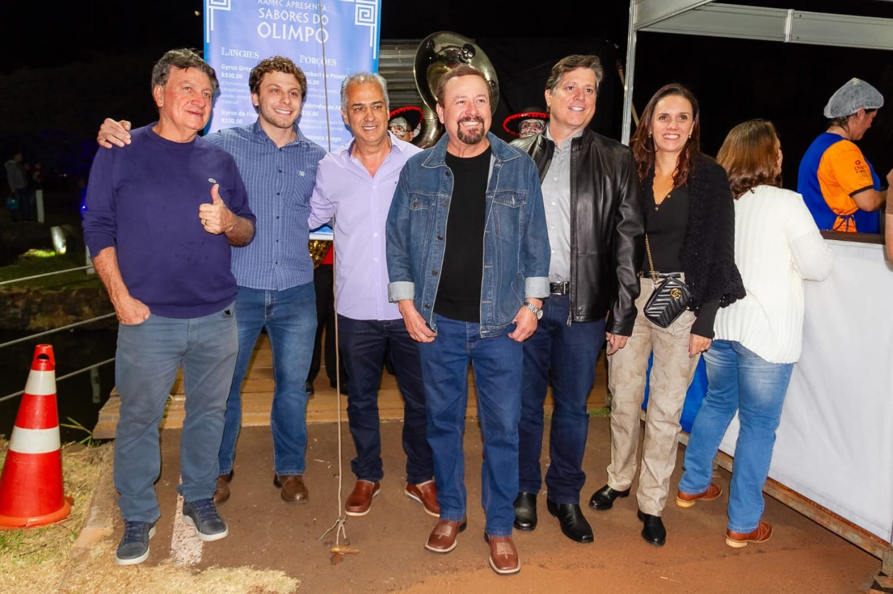 José Carlos Carrascosa dos Santos (Boi), Yann Carrascosa, Itamar Bueno, Léo Oliveira, Baleia Rossi e sua esposa