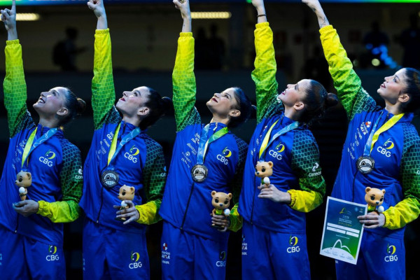 Mundial de GR: Brasil conquista prata inédita no conjunto geral