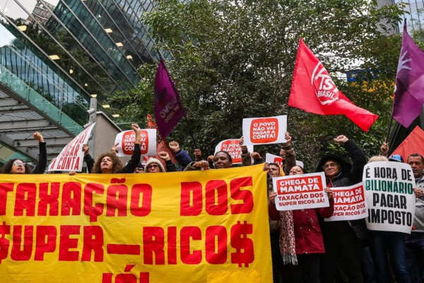 Ricos concentram 27% da renda e pagam menos impostos no país