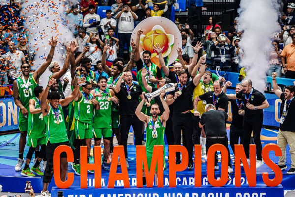 Brasil é campeão da AmeriCup de basquete após 16 anos de jejum
