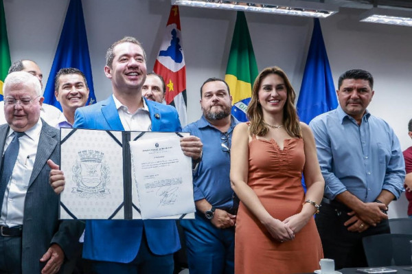 Ricardo Silva anunciou obras durante a celebração dos seus 100 dias de governo