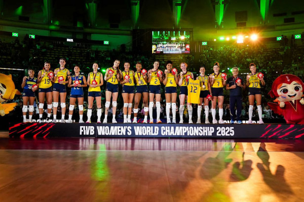 Brasil garante bronze no Campeonato Mundial de vôlei feminino