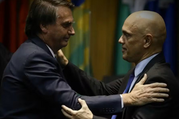 Bolsonaro e Moraes