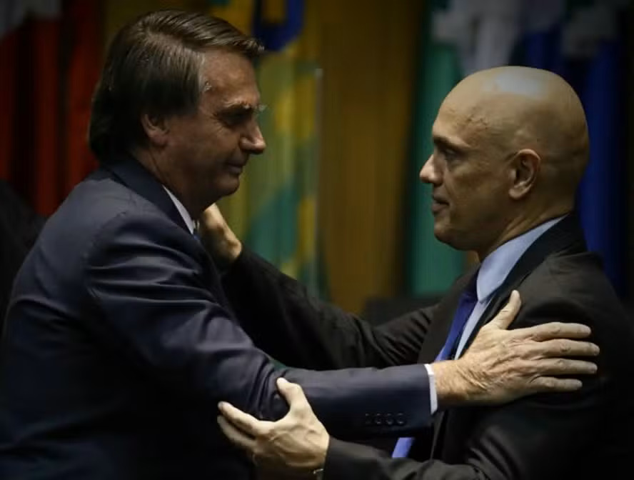 Bolsonaro e Moraes