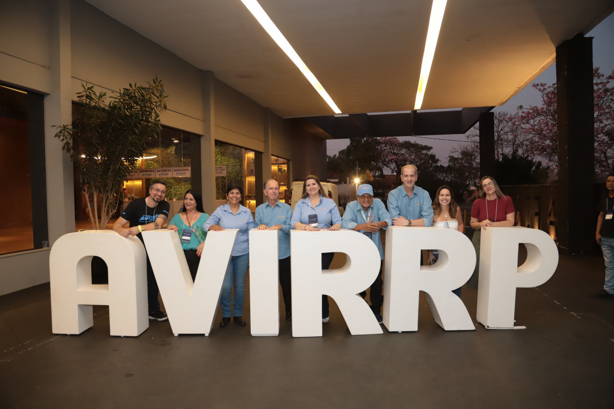 Diretoria da AVIRRP: Alexandre, Solange , Angélica, Antônio Sérgio , Dayse, Cezar, Normando , Tati e Patrícia