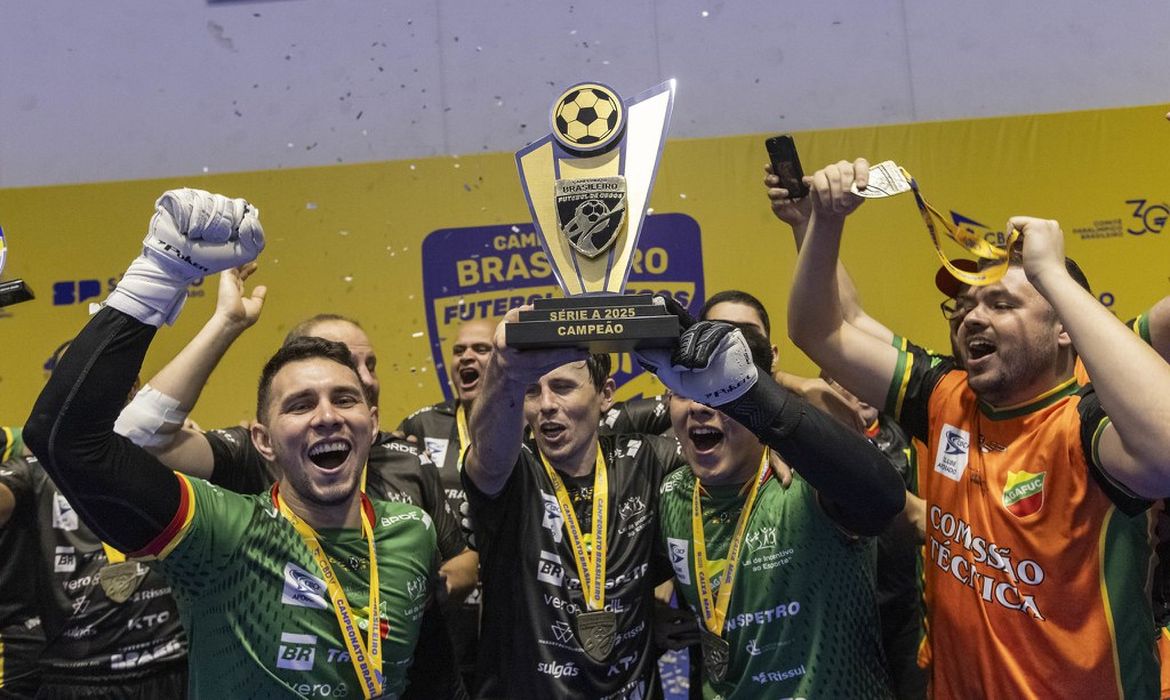 AGAFUC conquista octacampeonato do Brasileiro de futebol de cegos