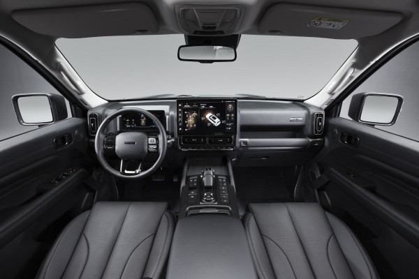 Vista do interior do Haval H9, aposta da GWM para o mercado brasileiro - Divulgação