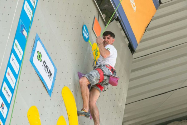 Eduardo Schaus conquista prata no Mundial de escalada paralímpica