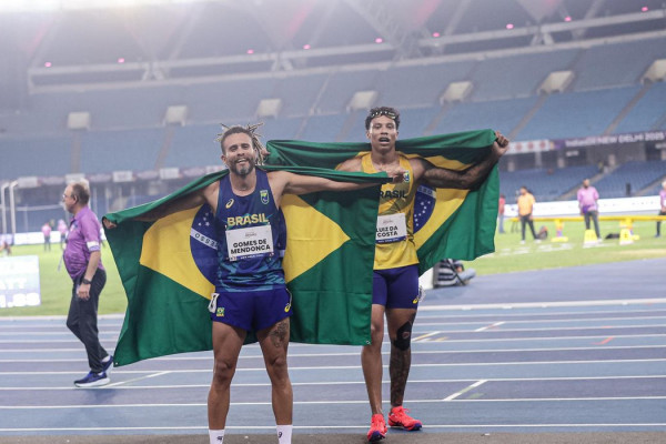 Brasil leva 6 medalhas no 2º dia do Mundial de atletismo paralímpico