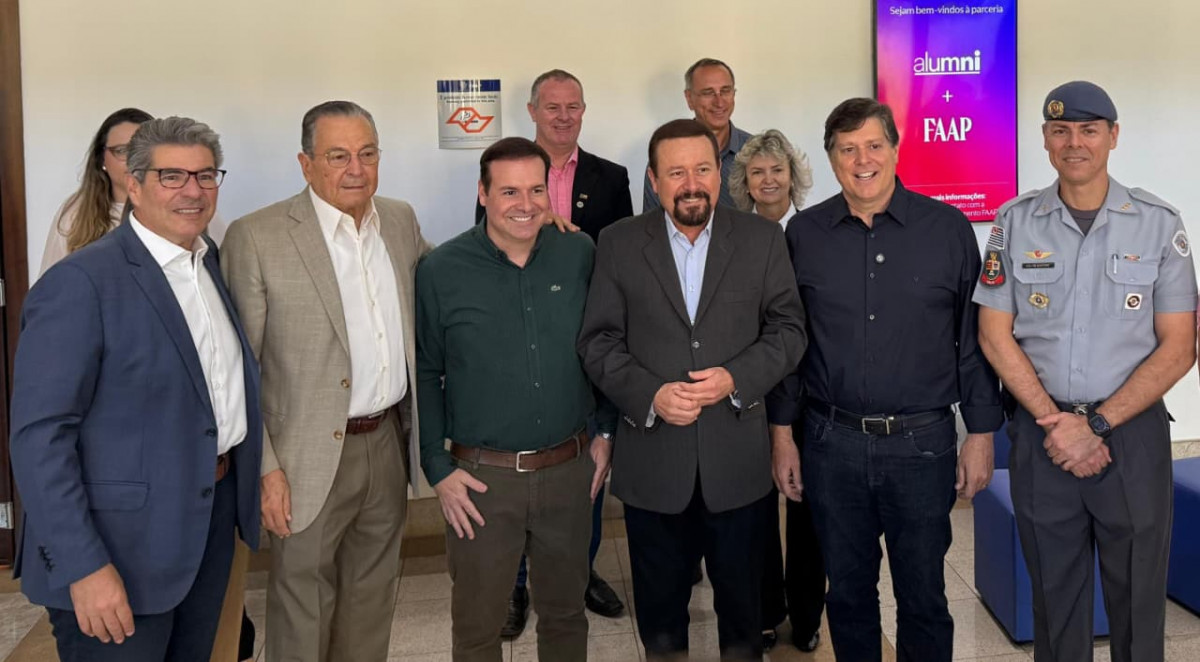 Maurício Gasparini, Maurílio Biagi, Igor Oliveira, Léo Oliveira, Baleia Rossi e Rodrigo Quintino