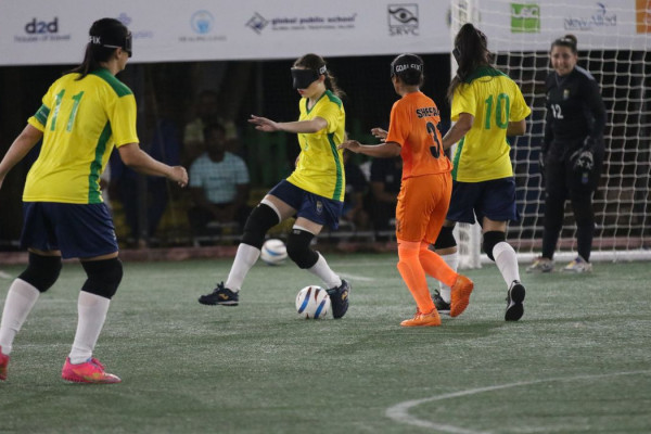 Brasil estreia com vitória na Copa do Mundo de futebol de cegas