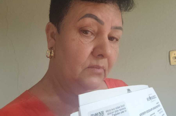Cristiane Praxedes, moradora do Heitor Rigon: receita médica recusada