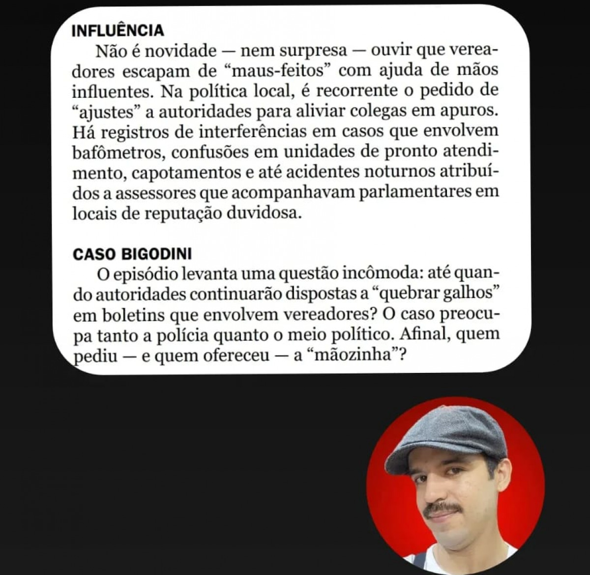 Caso Bigodini resumido 