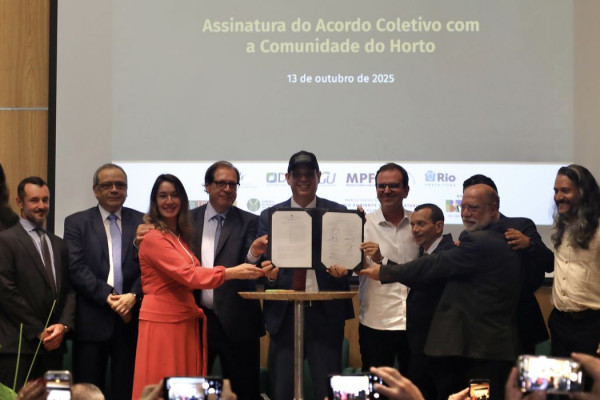 Comunidade do Horto e Jardim Botânico assinam acordo histórico no Rio