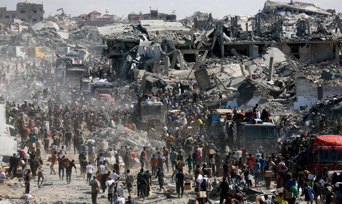 ONU diz que 560 toneladas de alimentos entram por dia em Gaza